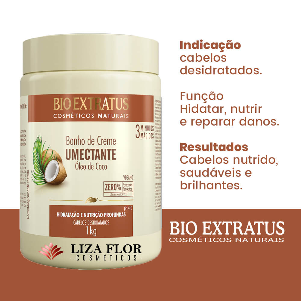 Banho de Creme Umectante 1kg - Bio Extratus - Imagem 2