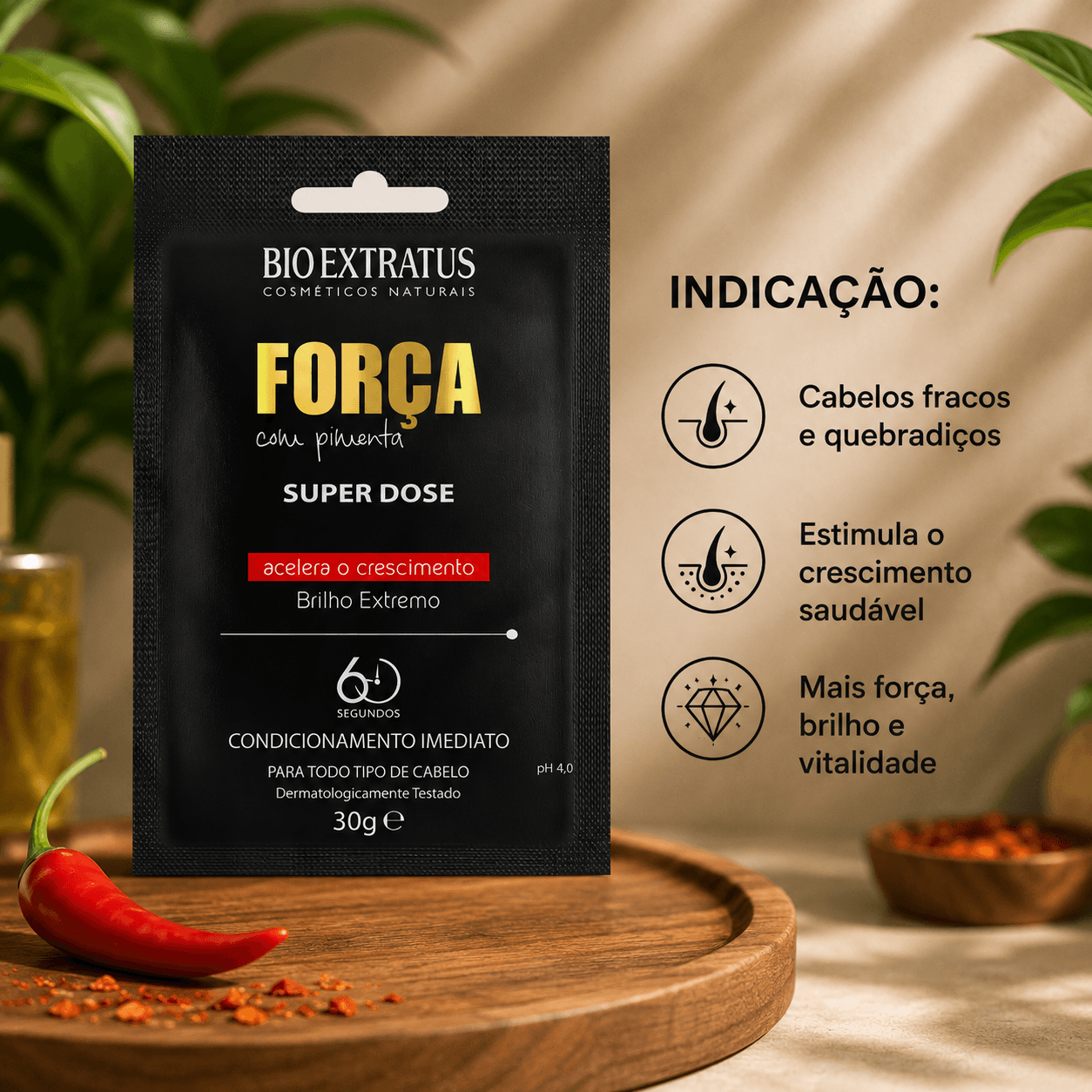 Super Dose Força Com Pimenta 30g - Bio Extratus - Imagem 2