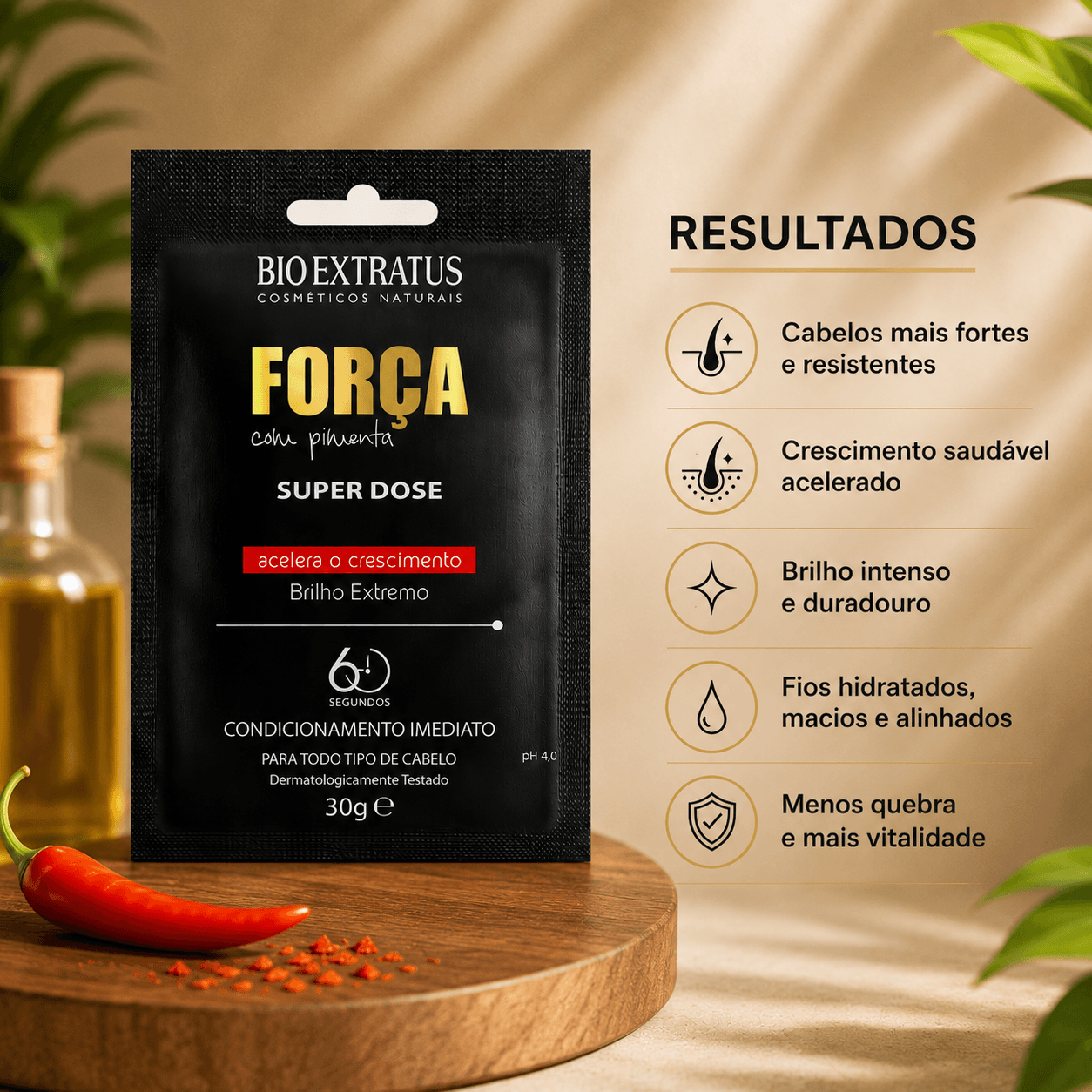 Super Dose Força Com Pimenta 30g - Bio Extratus - Imagem 4