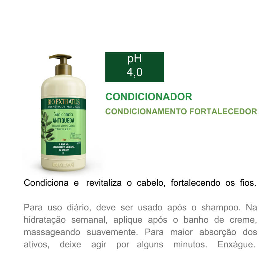 Condicionador Antiqueda Jaborandi 1L - Bio Extratus - Imagem 3