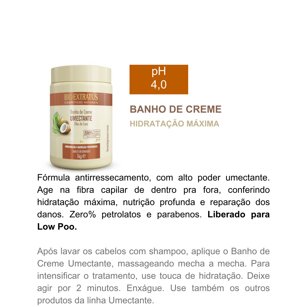 Kit Cronograma Força e Crescimento Capilar 1Kg Bio Extratus - Imagem 4