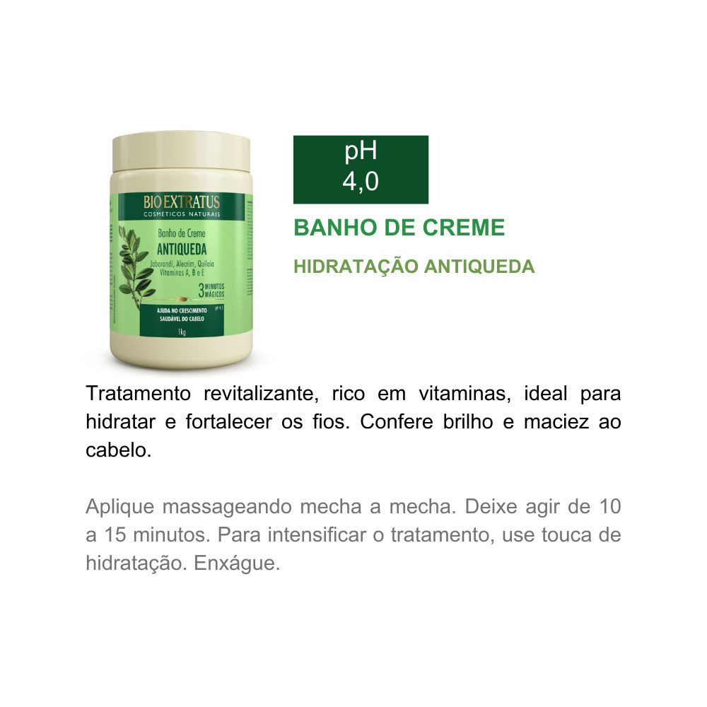 Kit Cronograma Cabelos Danificados 1kg Bio Extratus - Imagem 6