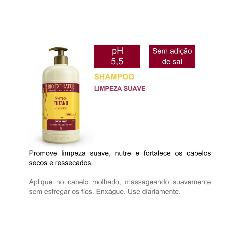 Kit Tutano (1L/Kg) Shamp, Condi e Banho de Creme - Bio Extratus - Imagem 3