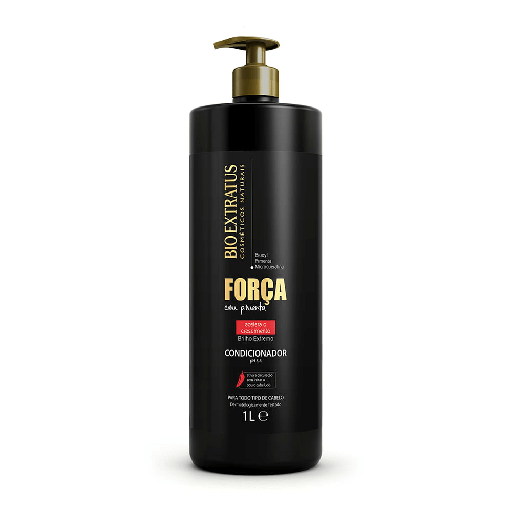 Kit Força (1L/Kg) Shampoo, Condi e Banho de Creme Bio Extratus - Imagem 2
