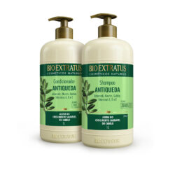 Kit Shampoo + Condicionador Jaborandi Antiqueda Bio Extratus 1L