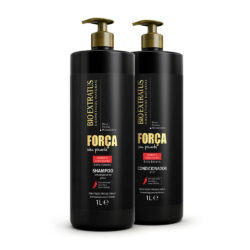 Kit Shampoo + Condicionador Força Com Pimenta Bio Extratus 1L