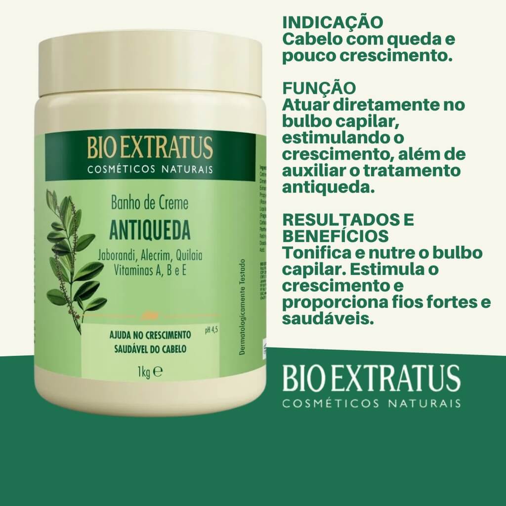 Kit Cronograma Bio Extratus 1kg Queravit Tutano Jaborandi - Imagem 4