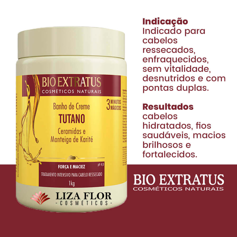 Kit Cronograma Bio Extratus 1kg Queravit Tutano Jaborandi - Imagem 3