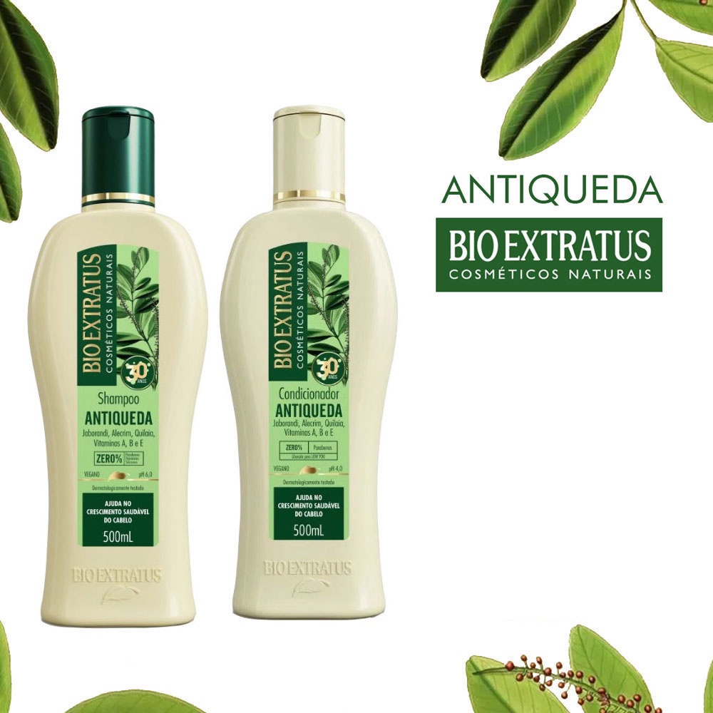 Kit Shampoo + Condicionador Jaborandi 500ml Bio Extratus - Imagem 3