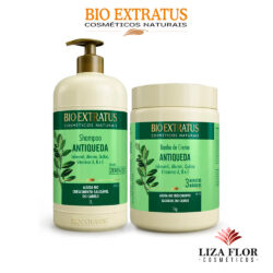 Kit Shampoo + Banho de Creme Jaborandi Bio Extratus 1kg