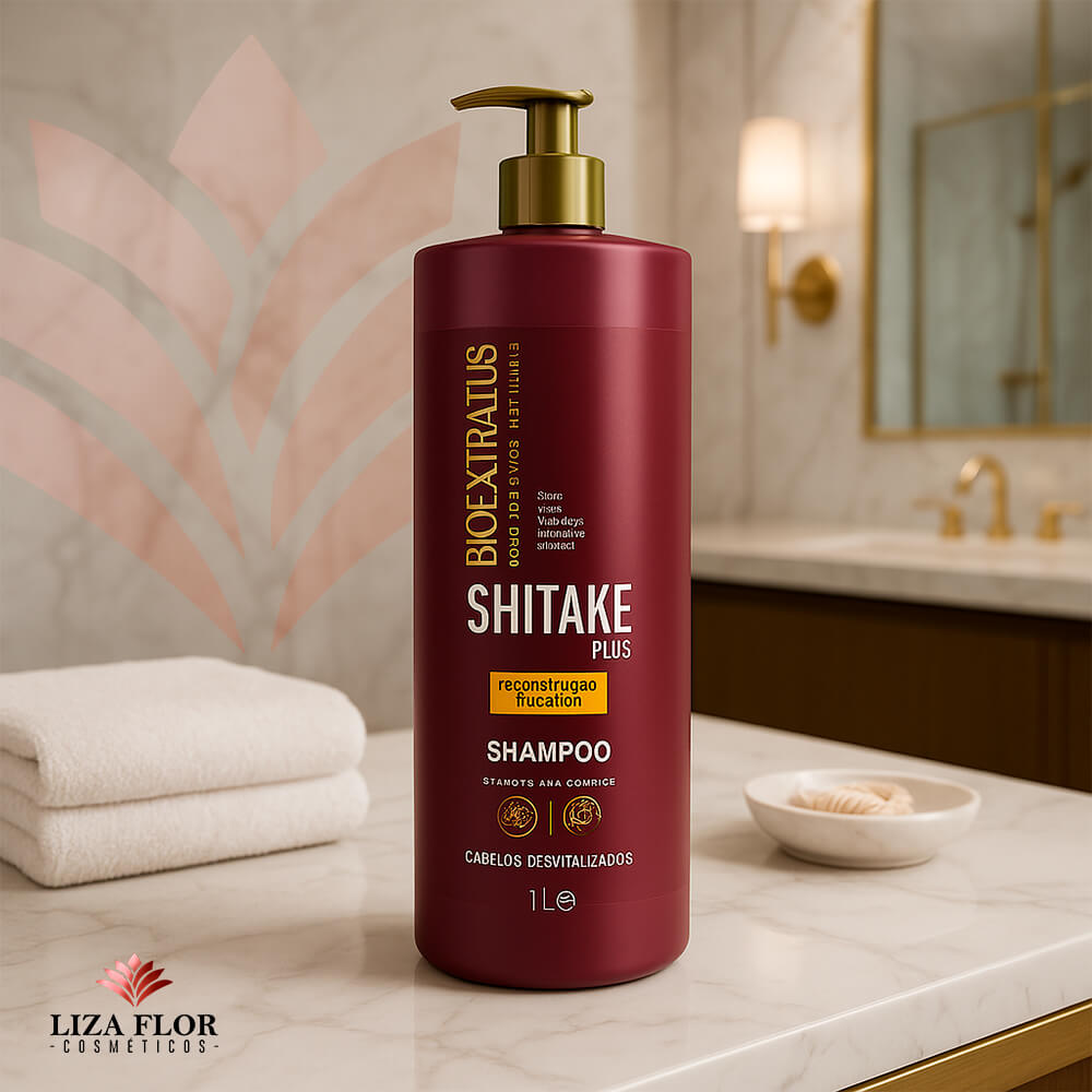 Shampoo Shitake Plus Bio Extratus 1L - Imagem 2