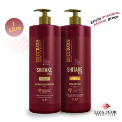 Kit Shampoo + Condicionador Shitake Plus Bio Extratus 1L