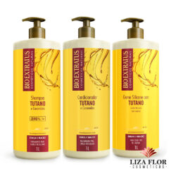 Kit Tutano Shamp + Cond + Creme de Pentear Bio Extratus 1L