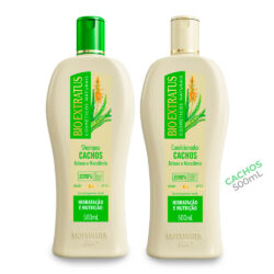 Shampoo + Condicionador Cachos Bio Extratus 500ml