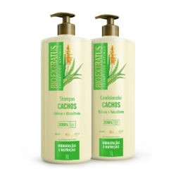 Kit Cachos Bio Extratus 1L Shampoo +  Condicionador
