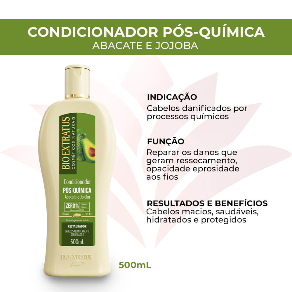 Condicionador Pós‑Química Bio Extratus 500 ml - Imagem 3